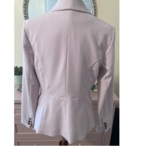 WHBM Lavender Double Breasted White House Black Market Blazer - Picture 2 of 5